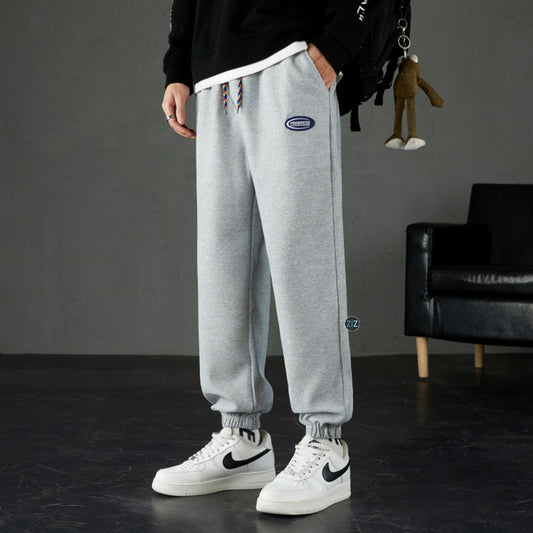 Quần Jogger Nam Nữ cao cấp, vải nỉ tổ ong mềm mại, form rộng thoải mái, dây rút điều chỉnh, ống bo thun, mặc đi học đi chơi