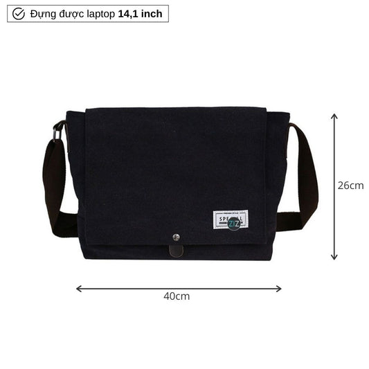 Túi vải đeo chéo Nam Nữ - Japanese Model Messenger Pack - ZiZoou Store - Streetwear