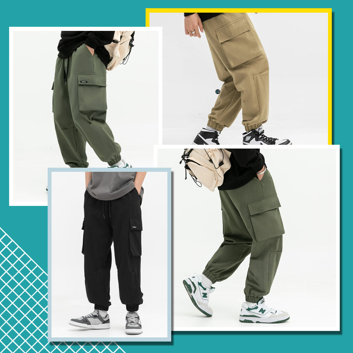 Quần cargo pants nam - Phong cách "cool ngầu" biến hóa vô tận