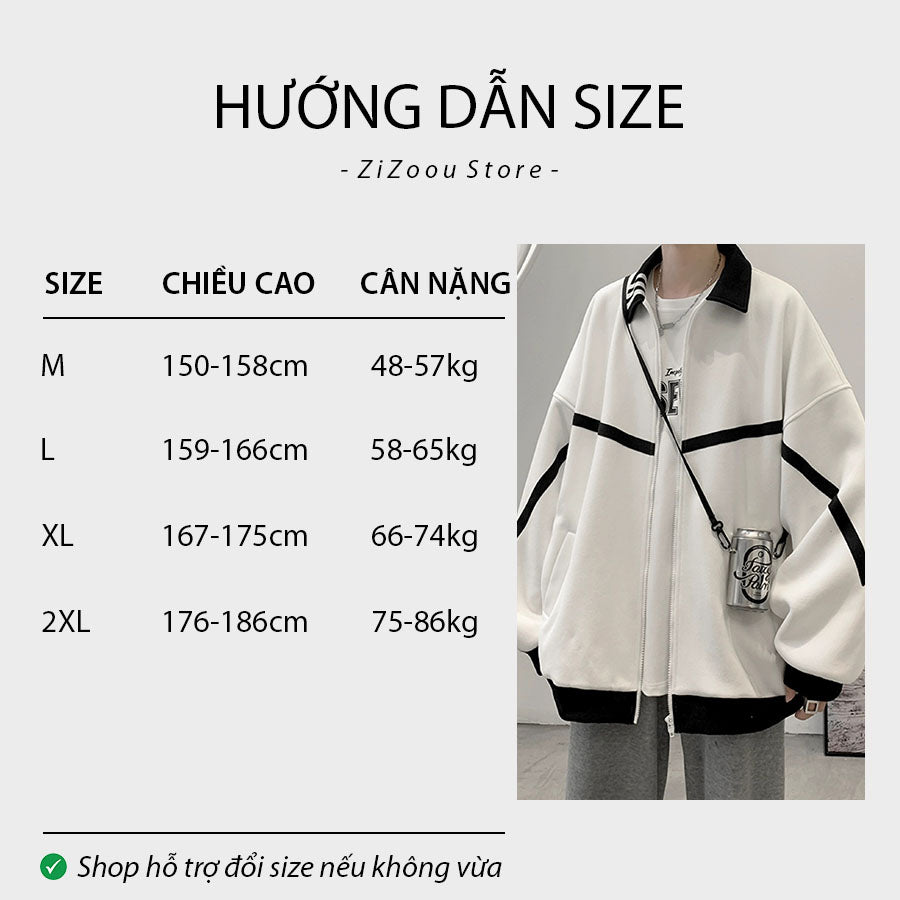 Bảng chọn size áo khoác oversize nam nữ theo chiều cao và cân nặng chuẩn, hướng dẫn chi tiết giúp mẫu hợp với từng vóc dáng