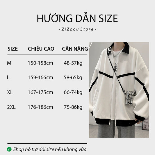 Bảng chọn size áo khoác oversize nam nữ theo chiều cao và cân nặng chuẩn, hướng dẫn chi tiết giúp mẫu hợp với từng vóc dáng