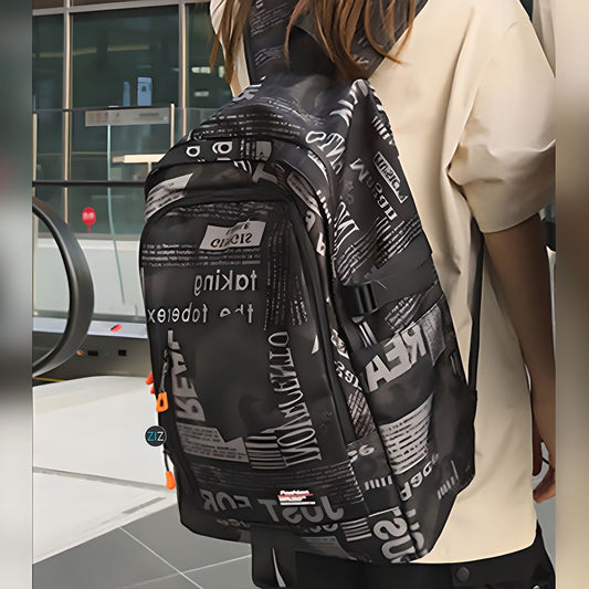 Balo Nam Nữ du lịch đi học, chống nước, chống sốc - Custom Static City Zone Backpack