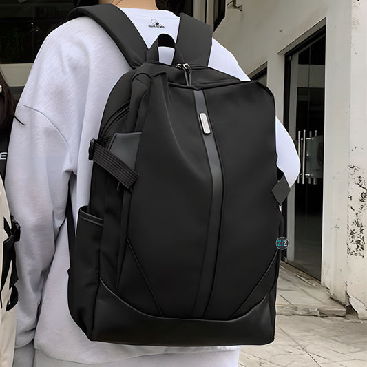 Balo chất Nam Nữ du lịch đi học, chống nước, chống sốc - Modern LifeStyle Bigbox Backpack in Black