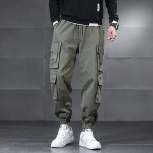 Quần Kaki túi hộp Nam Nữ phong cách streetwear, màu xanh rêu quân đội, thích hợp mặc đi học, đi chơi, du lịch hoặc đi làm