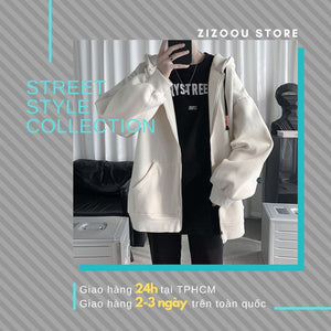 Với túi trước lớn và khóa kéo zip, áo hoodie oversize là lựa chọn hoàn hảo cho bạn trẻ nam nữ cần sự thoải mái và thời trang