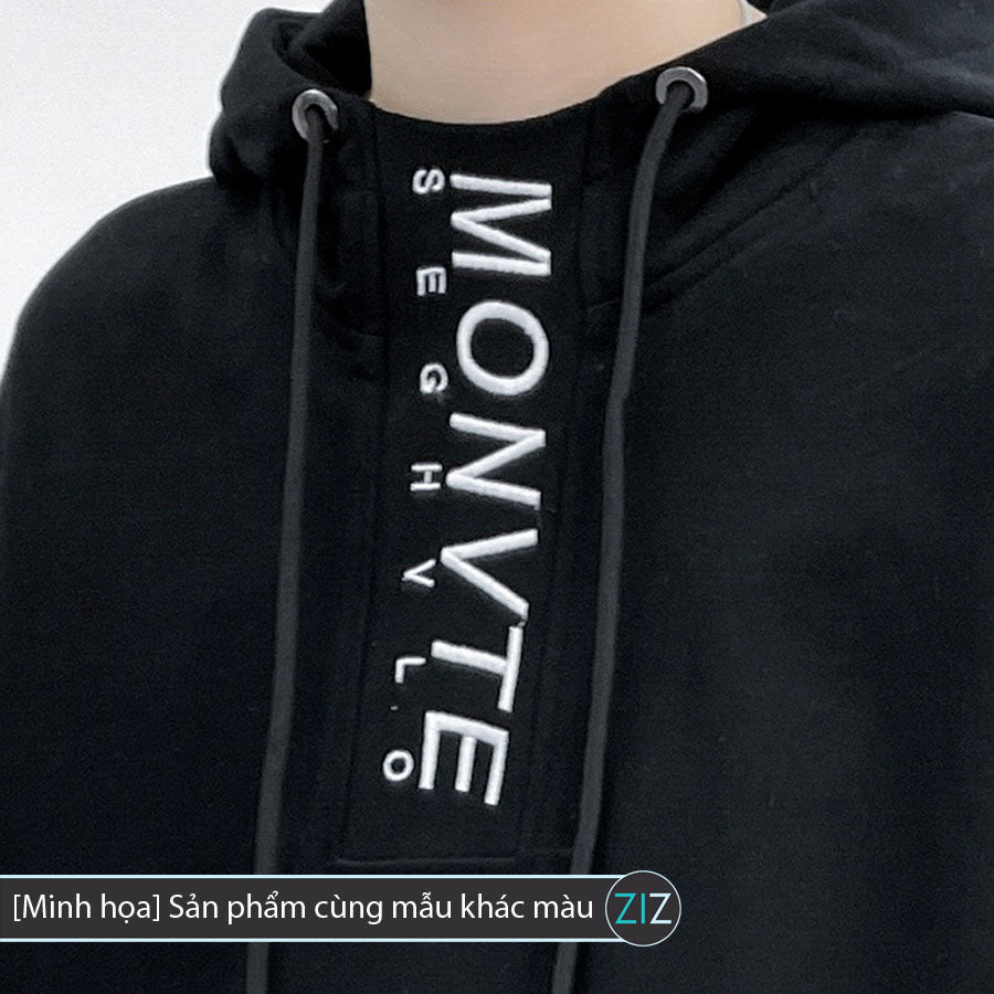 Chiếc hoodie xám với chữ in nổi bật, kiểu dáng oversized, chất vải êm ái, thể hiện phong cách thời trang đường phố chất lừ