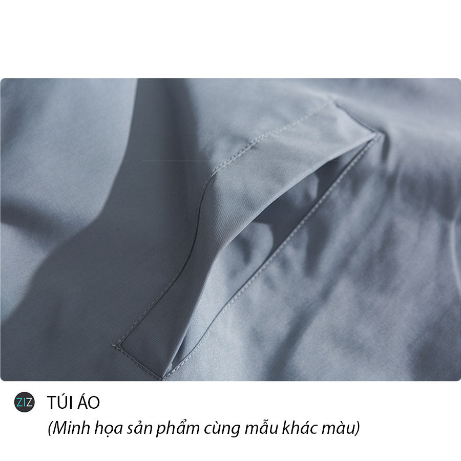 Áo khoác dù nam nữ có túi phía trước