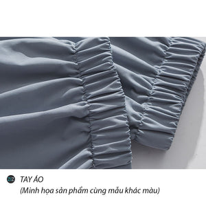 Áo khoác nam nữ có tay áo bo thun giúp chống gió