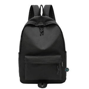 Cặp đen phong cách tối giản, không gian rộng rãi, thích hợp cho laptop, ipad, đồ cá nhân và kèm móc khóa thú bông phong cách