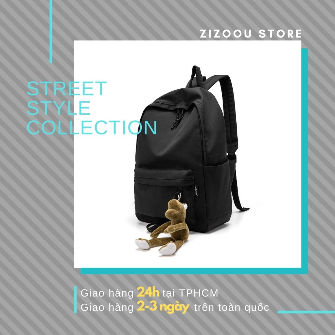 Balo basic Nam Nữ du lịch đi học, chống nước - Original Backpack - ZiZoou Store - Streetwear