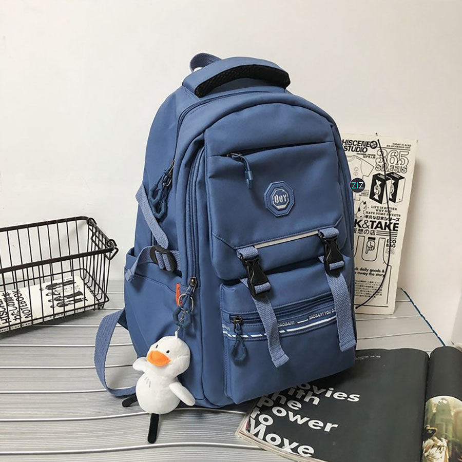Balo chất Nam Nữ thời trang, Balo cá tính, chống sốc, chống nước - City StreetStyle Backpack V2 in Blue