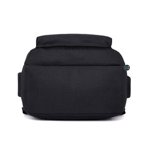 Balo basic Nam Nữ du lịch đi học đi làm, chống nước, chống sốc - Plain Multi-Section Zip Backpack - ZiZoou Store - Streetwear