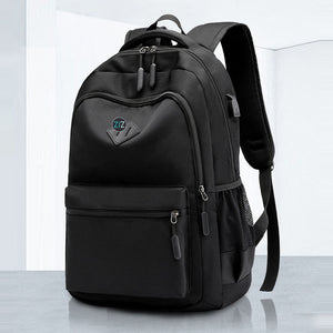 Balo basic Nam Nữ du lịch đi học đi làm, chống nước, chống sốc - Plain Multi-Section Zip Backpack - ZiZoou Store - Streetwear