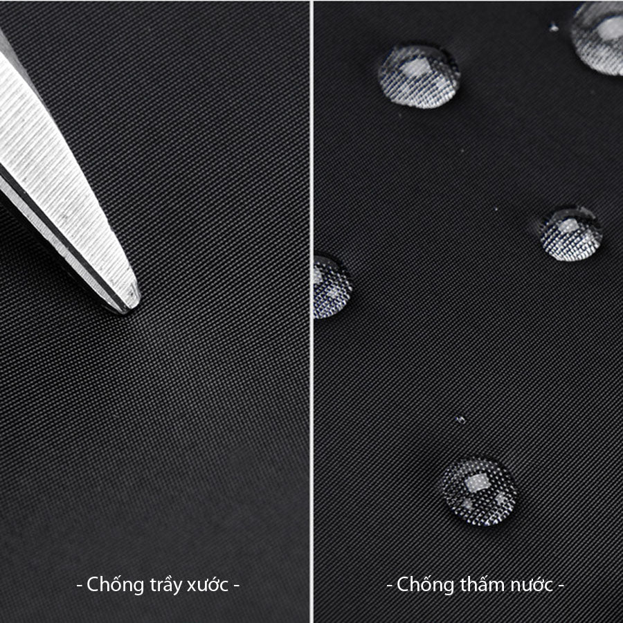 Balo chất Nam Nữ du lịch đi học, chống nước, chống sốc - Convenient Big Pack Model in Grey