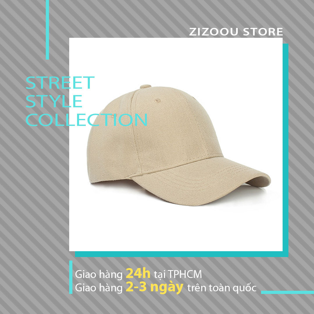 Mũ Nam Nữ đẹp thời trang - Urban Basic Style Cap in Khaki [ZIZOOU GIFT]