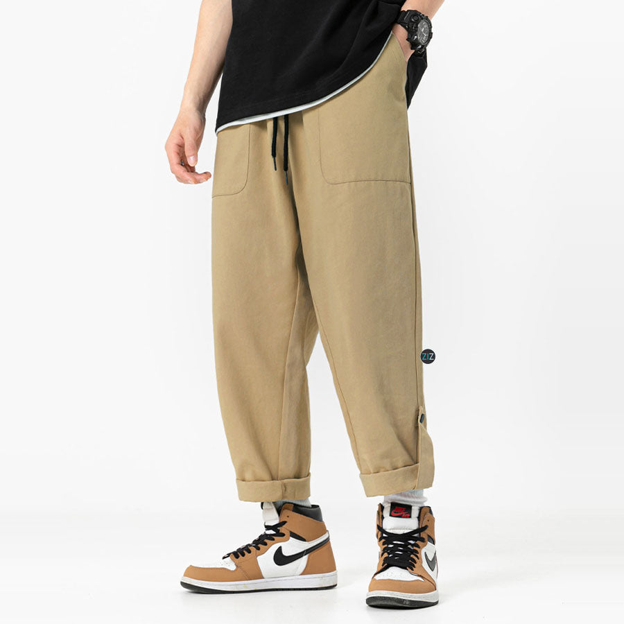 Quần Baggy Kaki Nam Nữ đẹp - Urban Style Baggy Kaki in Khaki