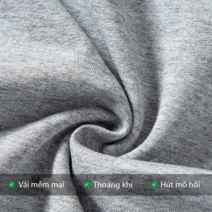 Quần thể thao thun nỉ mềm mại thoáng khí, thích hợp mặc đi chơi thể thao, đi học, du lịch, dạo phố