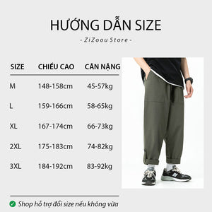 Quần Baggy Kaki Nam Nữ đẹp - Urban Style Baggy Kaki in Moss Green