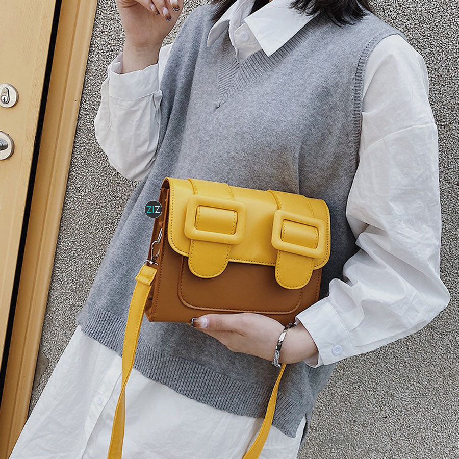 Túi xách nhỏ đeo chéo Nữ - MiniBox Model - Yellow - ZiZoou Store - Streetwear
