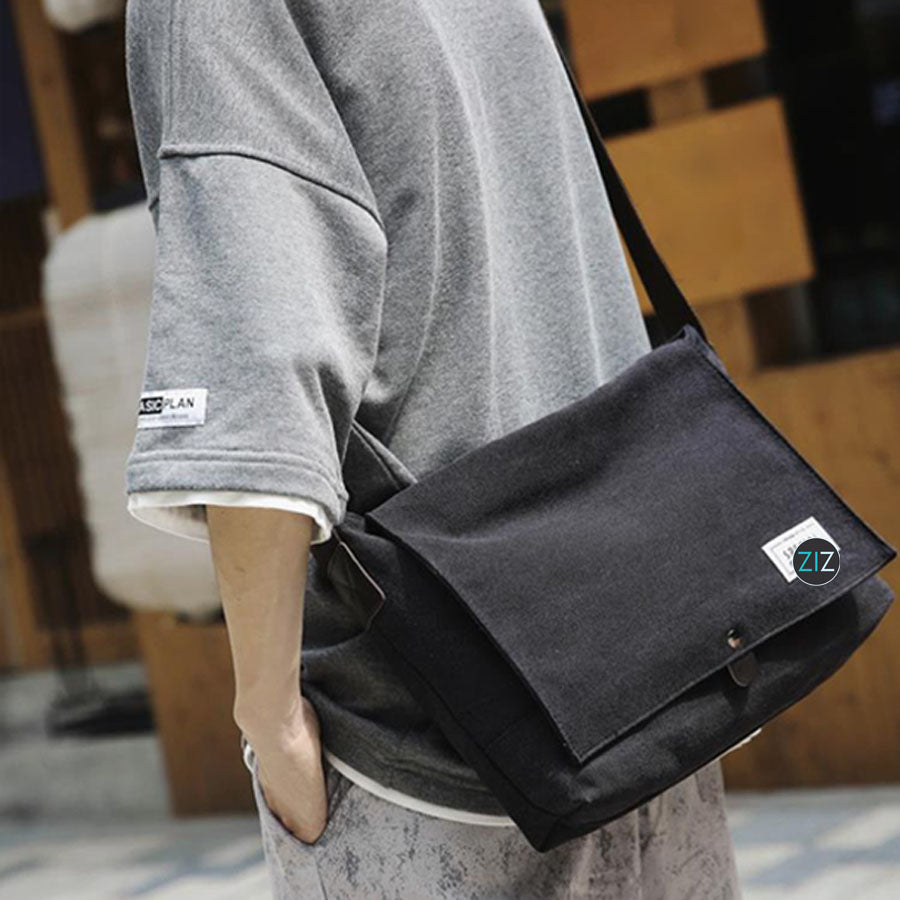 Túi vải đeo chéo Nam Nữ - Japanese Model Messenger Pack - ZiZoou Store - Streetwear