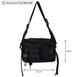 Túi vải đeo chéo Nam Nữ, chống nước - Multibox Tactical Messenger Pack - ZiZoou Store - Streetwear