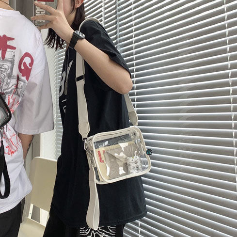 Túi đeo chéo Nam Nữ trong suốt, chống trầy xước - WhiteLine Transparent Clear Box