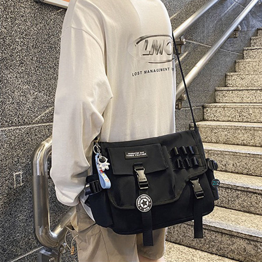 Túi vải đeo chéo Nam Nữ, chống nước - V2 Lock-Box Character Pocket