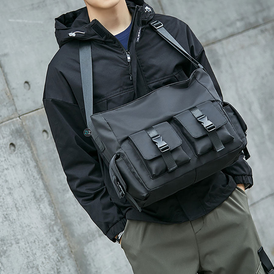 Túi đeo chéo Nam Nữ Hàn Quốc, chống nước - MultiBox Shoulder Pack