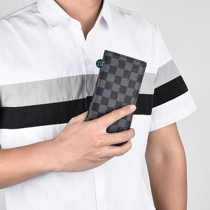 Ví đựng thẻ Nam Nữ thời trang - Check Long-Biford Wallet - ZiZoou Store - Streetwear