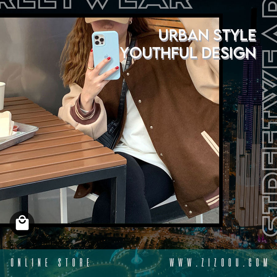 Áo khoác nỉ form rộng thời trang Hàn Quốc, vải nỉ dày giữ ấm tốt, mặc đi học đi chơi dạo phố khi tiết trời thu đông se lạnh