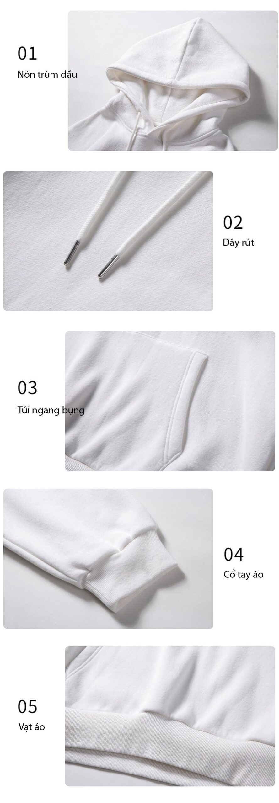 Áo hoodie oversize nam nữ, vải nỉ da cá mềm, chất liệu cotton mát, thiết kế túi lớn trước, có mũ trùm đầu, tay áo bo gấu