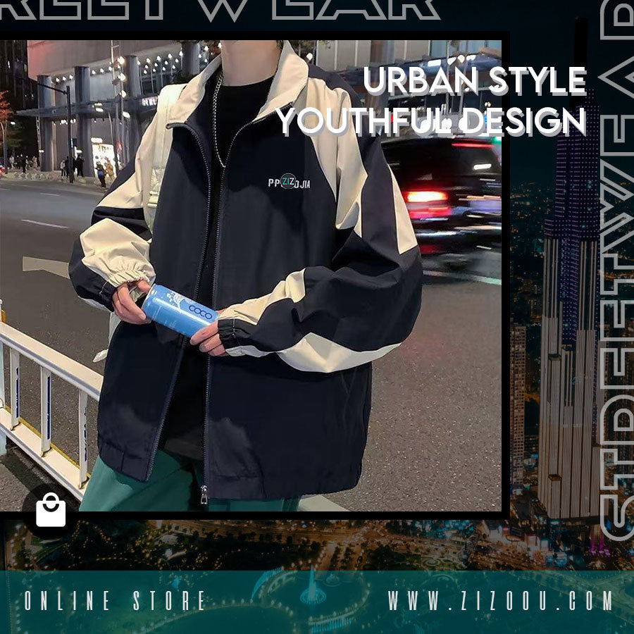 Áo khoác gió Nam Nữ đẹp phong cách streetwear trẻ trung, dễ phối đồ với áo thun và quần jogger khi đi học, đi chơi, đi làm