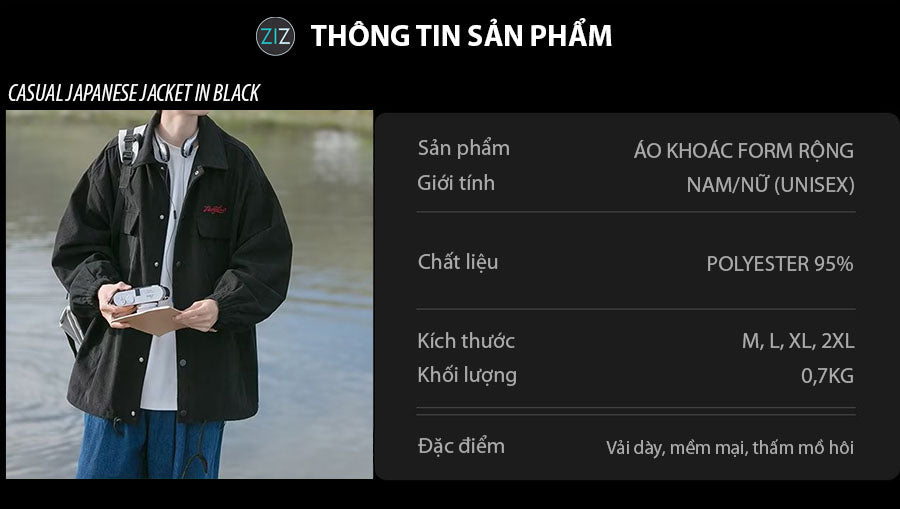 Áo khoác Nam Nữ form rộng màu đen phong cách oversize unisex, vải nhung mềm chất, dễ dàng phối đồ mặc đi học đi làm dạo phố