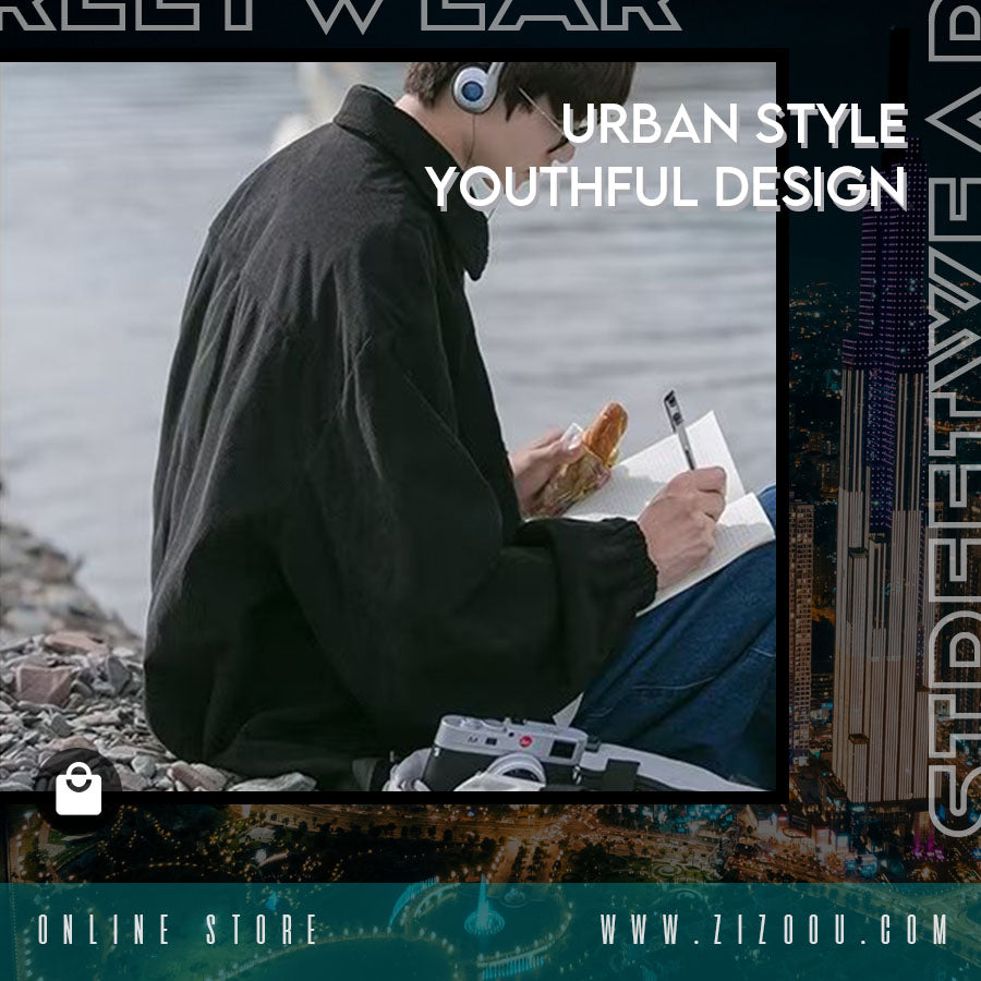 Áo khoác sơ mi form rộng, thiết kế unisex hiện đại, phù hợp đi làm, đi học hay dạo phố, mang lại vẻ ngoài năng động, cá tính