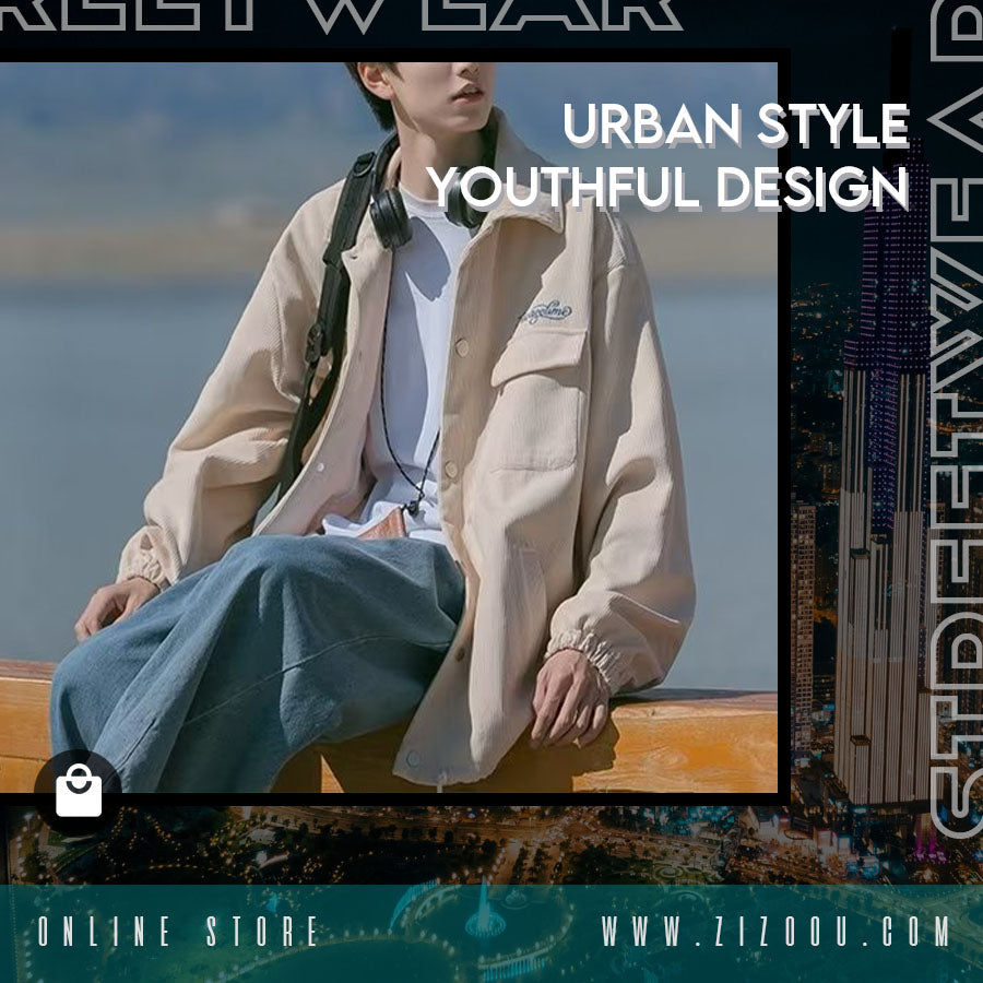 Áo khoác sơ mi jacket unisex oversize, vải nhung mềm màu be thời trang, dễ dàng phối đồ mix match đi chơi, dạo phố, đi làm