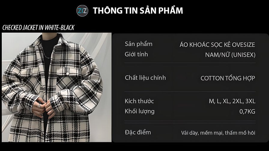 Áo khoác kẻ sọc Nam Nữ oversize thời trang Hàn Quốc, phong cách street style unisex cá tính, mặc đi chơi, dạo phố, đi học