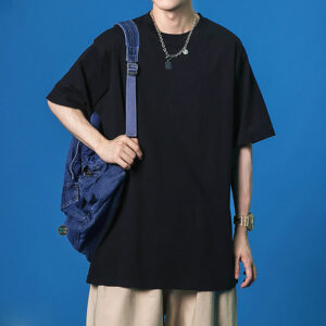 Áo form rộng Nam Nữ cá tính, vải cotton thoáng mát, cổ tròn đơn giản, phong cách casual, streetwear, dễ phối cùng mọi outfit