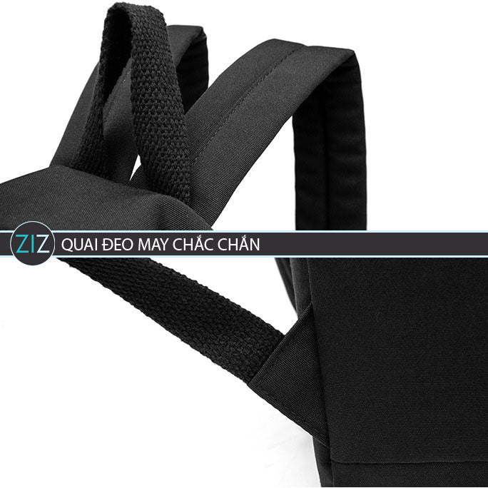 cặp sách có quai đeo chắc chắn, đường may tỉ mỉ giúp an toàn để đồ dùng bên trong
