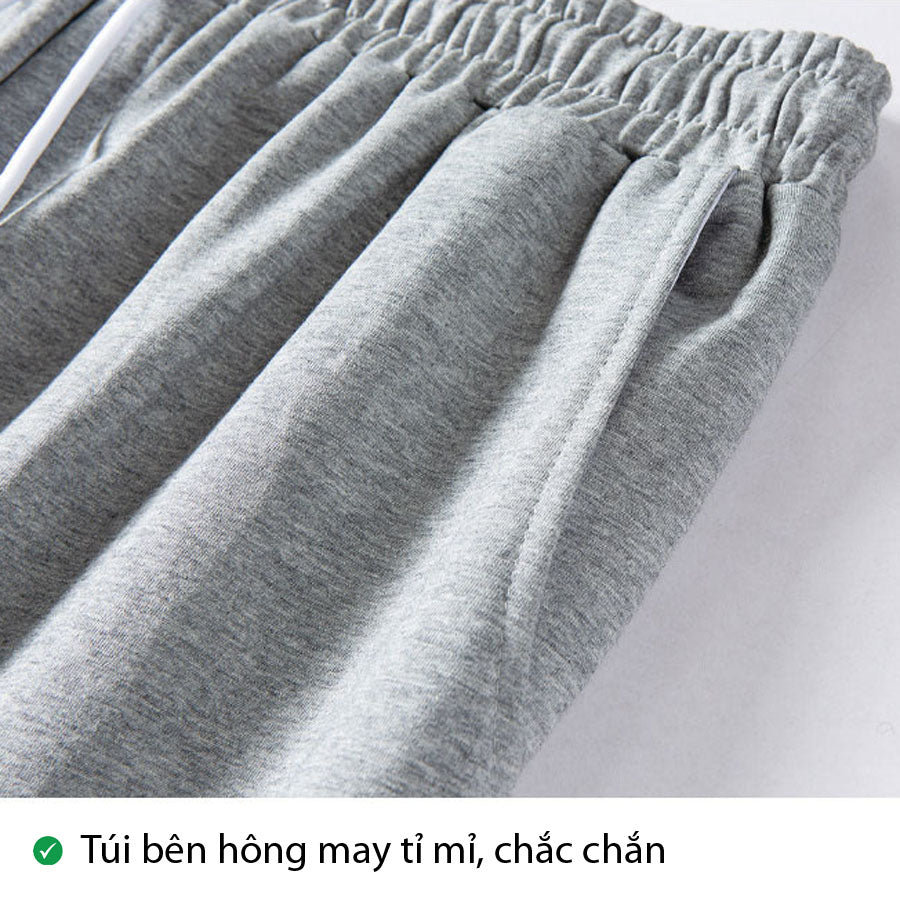 Quần thể thao form rộng có túi hai bên tiện lợi