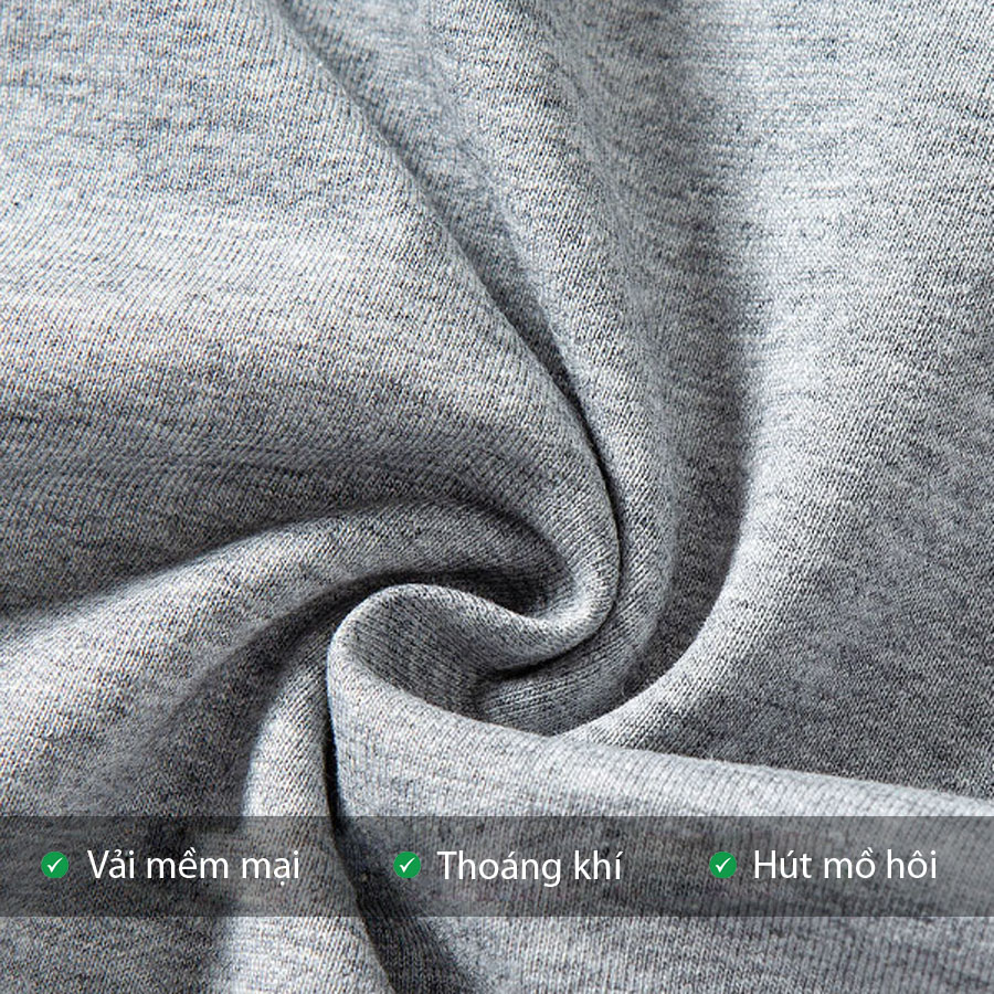quần thể thao thun nỉ vải cao cấp dày dặn co giãn tốt