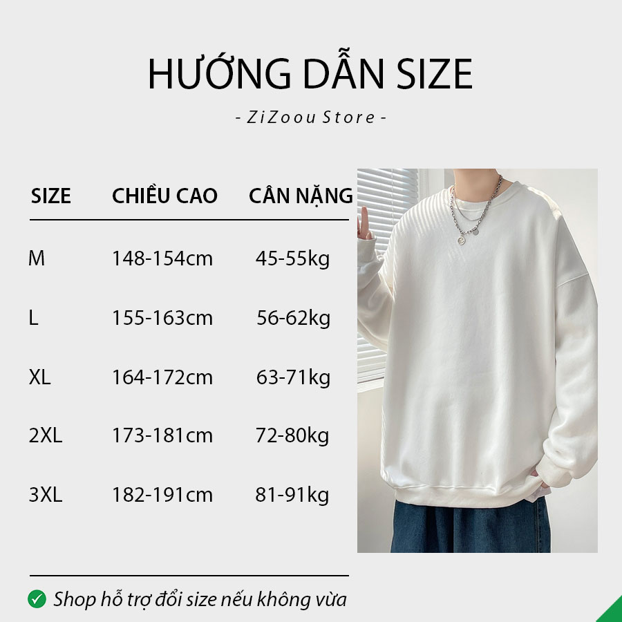 Hướng dẫn chọn size áo sweater nam nữ theo chiều cao và cân nặng chuẩn, giúp chọn đúng size phù hợp với từng dáng người