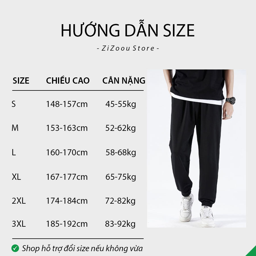 Cách chọn size quần jogger thể thao của nam và nữ theo chiều cao và cân nặng chuẩn, hướng dẫn chi tiết giúp chọn mẫu ưng ý