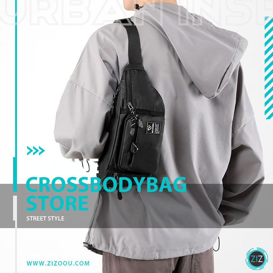 Túi mini quai chéo phong cách thể thao, đeo trước ngực sau lưng đeo bụng đeo hông, mang đủ đồ khi đi chơi dạo phố du lịch