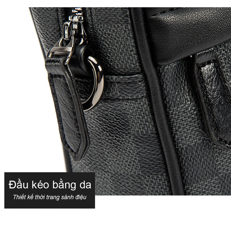 Thiết kế túi vuông mini quai chéo hiện đại, quai đeo chắc chắn, phù hợp với mọi hoạt động ngoài trời, đi lại trong thành phố