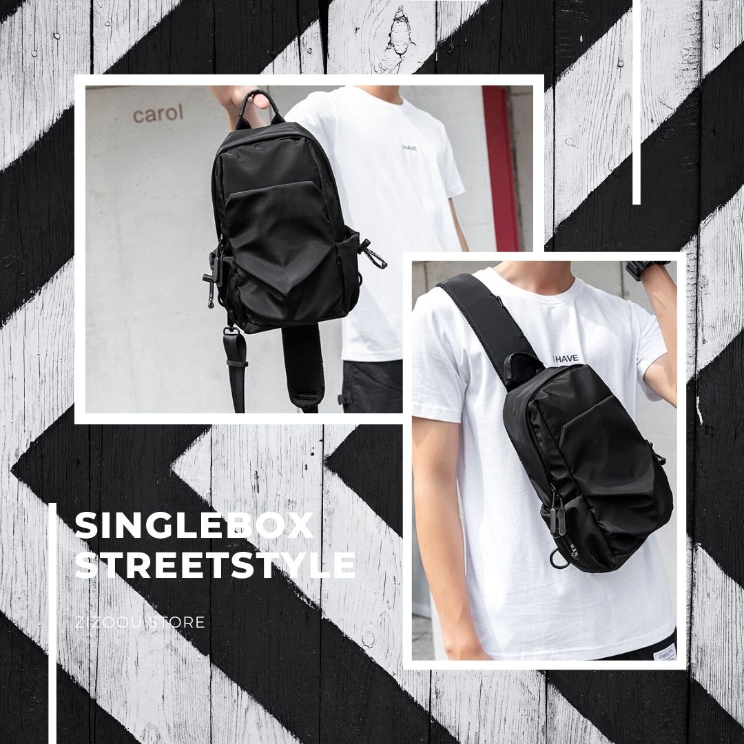 Túi kiêm balo đeo chéo với phong cách đơn giản, tinh tế, phù hợp cho mọi lứa tuổi, mang lại sự tiện lợi khi đi làm, đi học