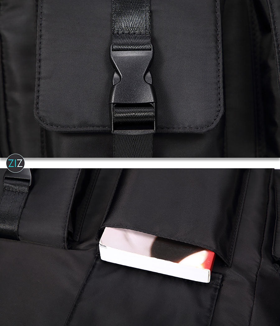 Túi quai chéo thời trang, thiết kế mạnh mẽ, khóa cài chắc chắn, ngăn chứa rộng, lý tưởng cho việc đi học, đi làm, du lịch