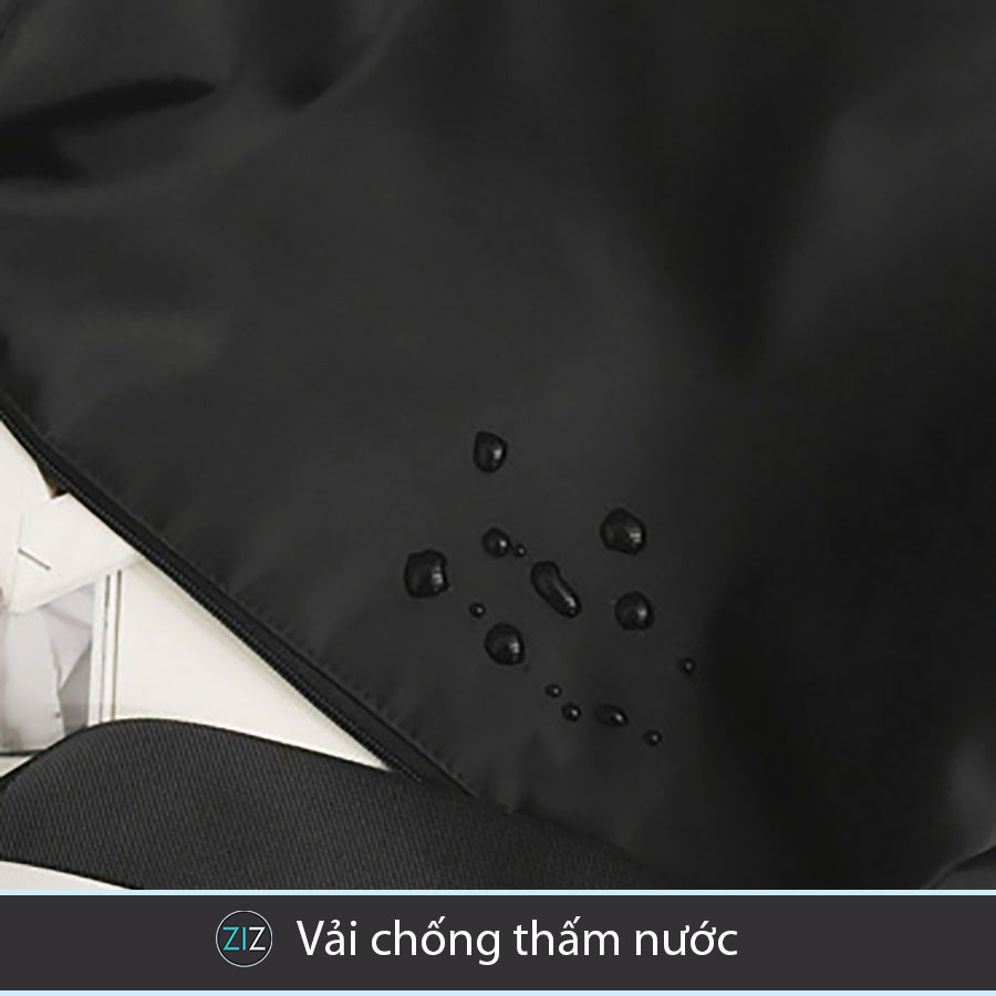 Thiết kế túi Hàn Quốc giúp người dùng dễ dàng mang theo đồ dùng cá nhân một cách gọn gàng an toàn, vải chống thấm nước nhẹ