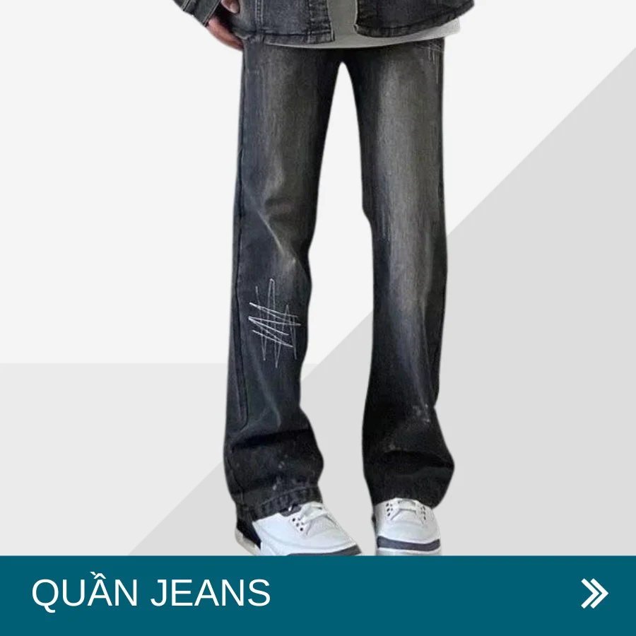 Quần Jean thời trang Nam Nữ đẹp phong cách đường phố chất cool