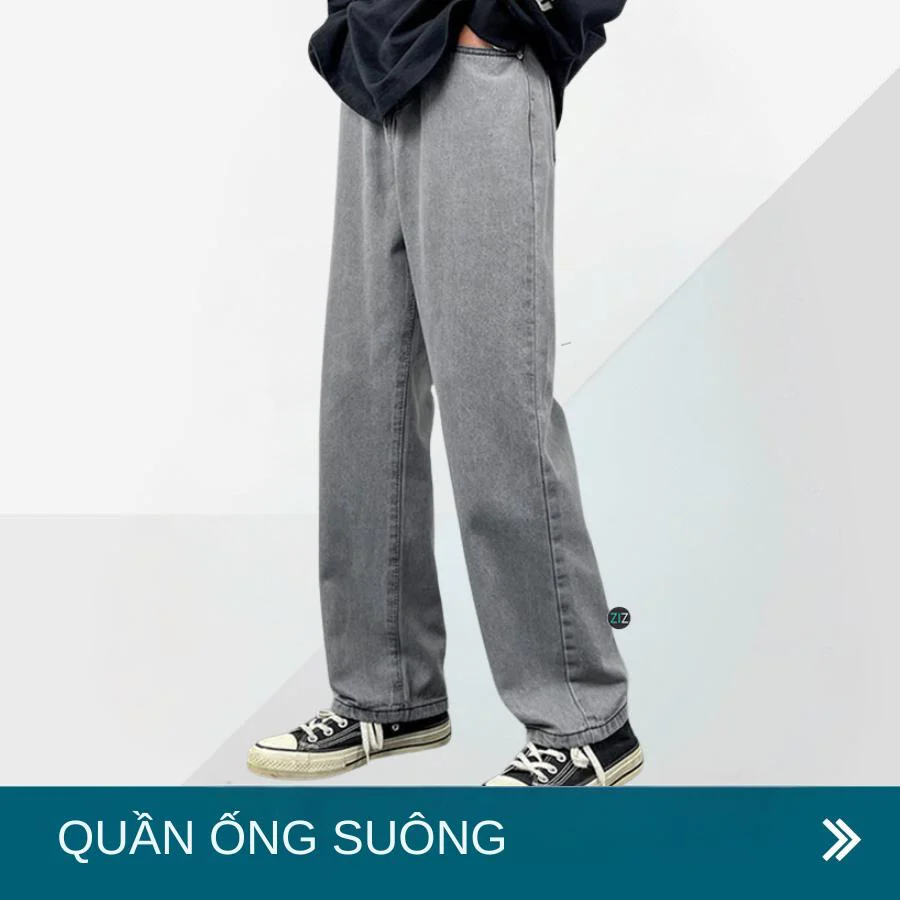 Quần ống suông nam nữ đẹp chất