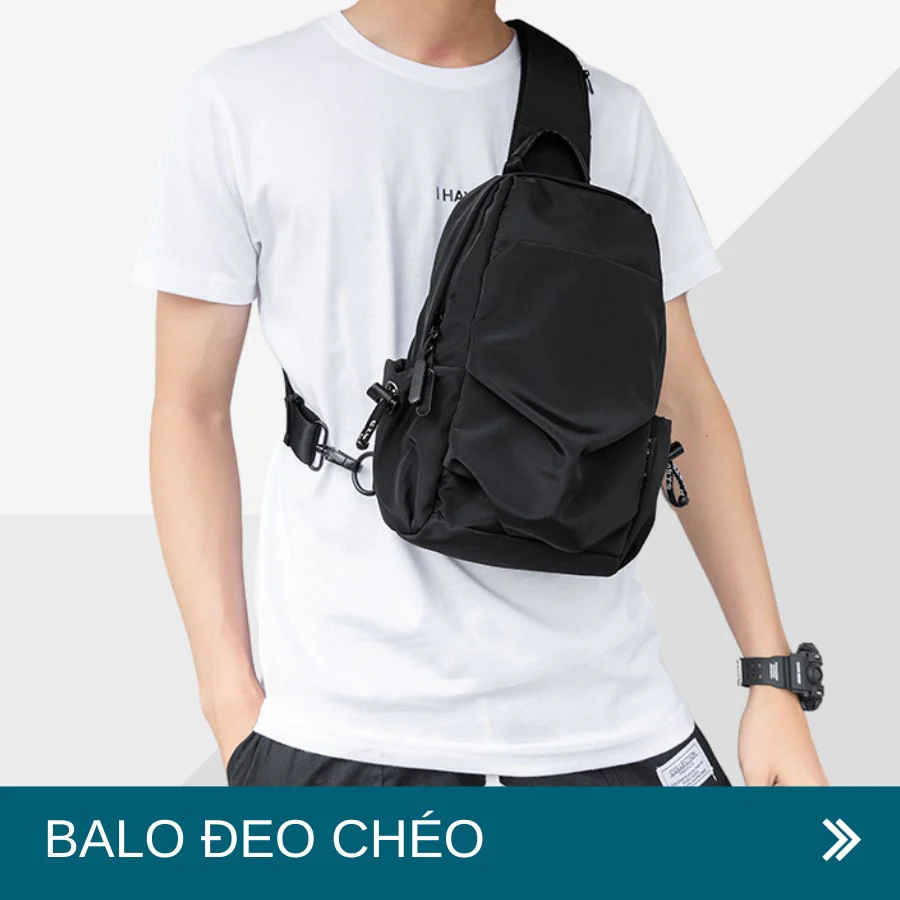 Balo đeo chéo thời trang nam nữ unisex cá tính
